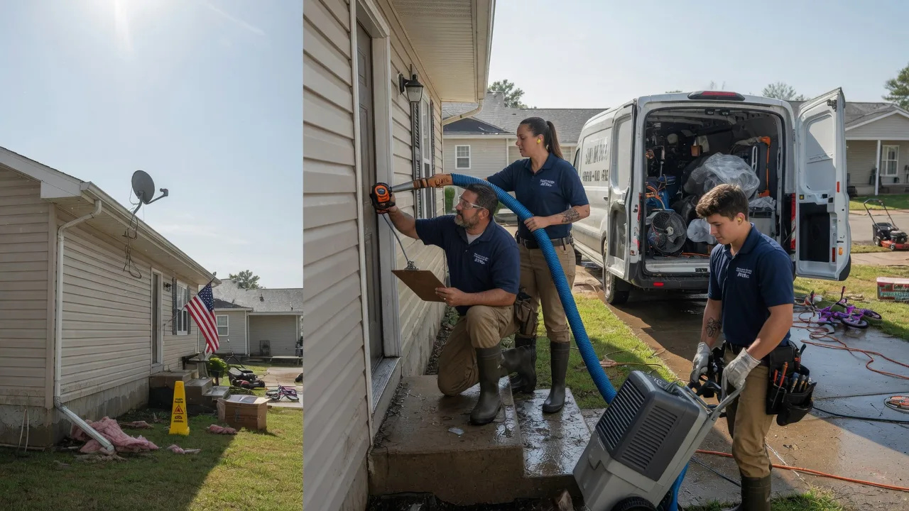 Ceiling Water Damage Restoration in White Hall, IL near me